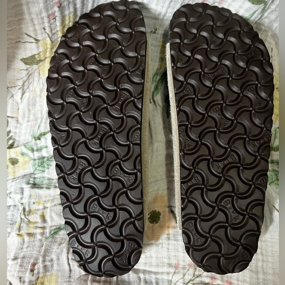 Birkenstock Suede Arizona Taupe Sandals Women’s Size EU 38 US 7/7.5 - Picture 7 of 7